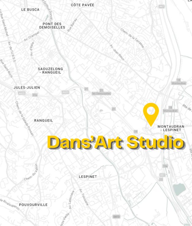 Localisation Dans'Art Studio